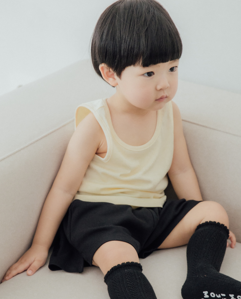 オーガニック ワイドハーフパンツ