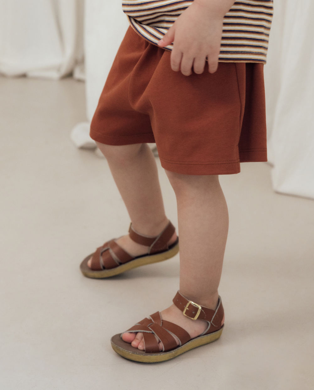 オーガニック ワイドハーフパンツ