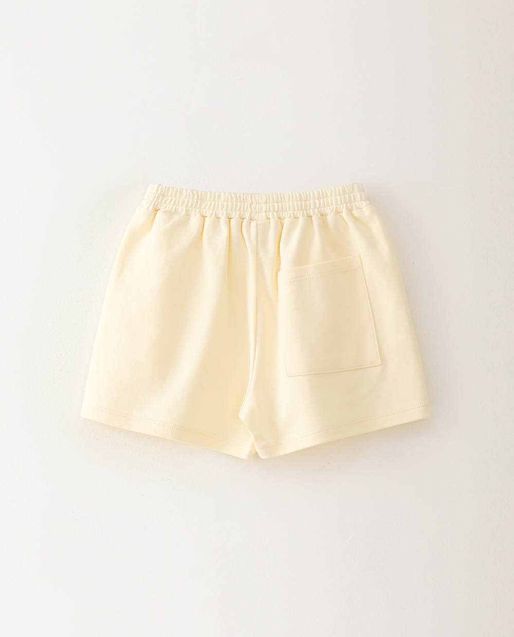 オーガニック ワイドハーフパンツ CRM バック