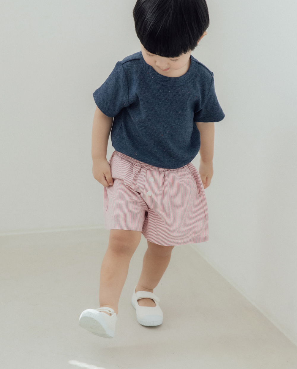 オレオスリムフィットリブTシャツ
