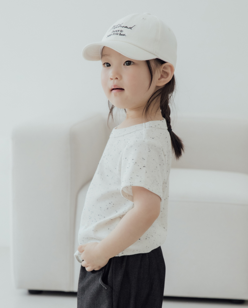 オレオスリムフィットリブTシャツ