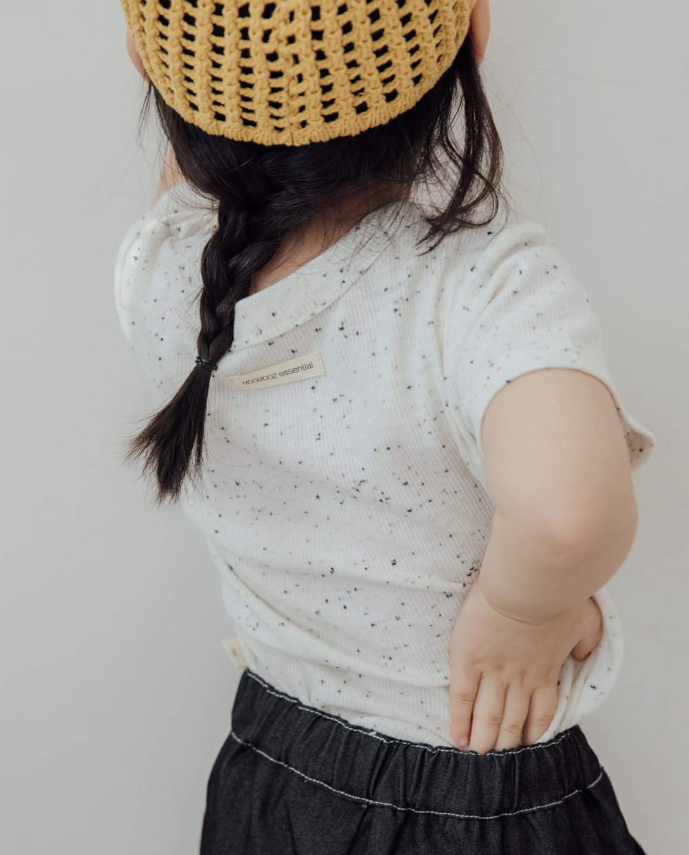 オレオスリムフィットリブTシャツ