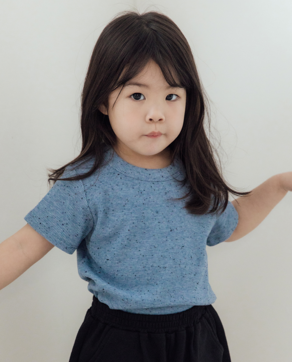 オレオスリムフィットリブTシャツ