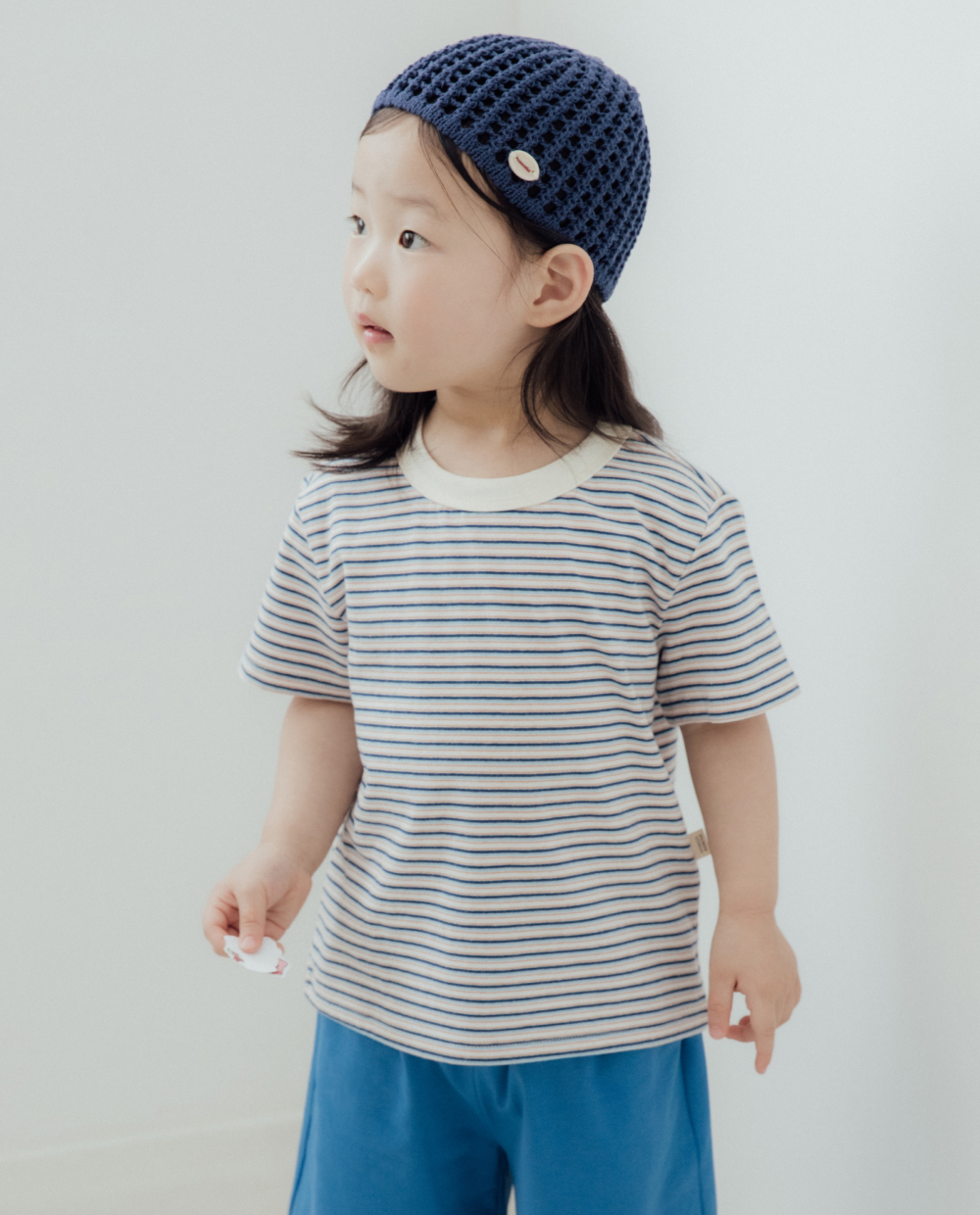 マルチストライプ 半袖Tシャツ