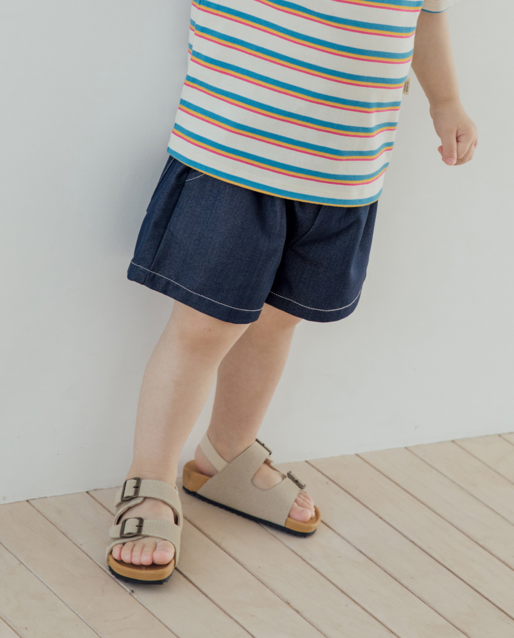ライトデニム ショートパンツ