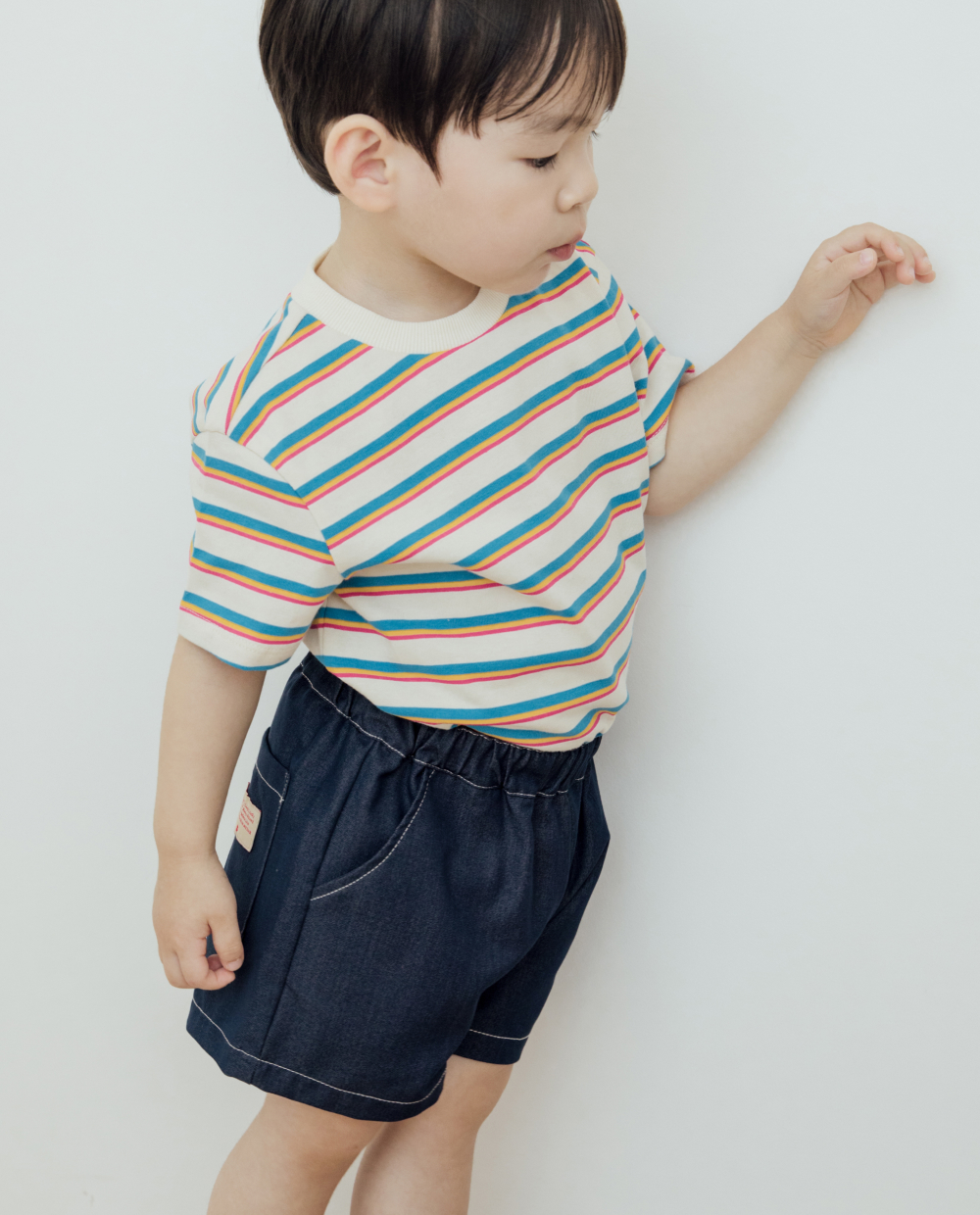 ライトデニム ショートパンツ