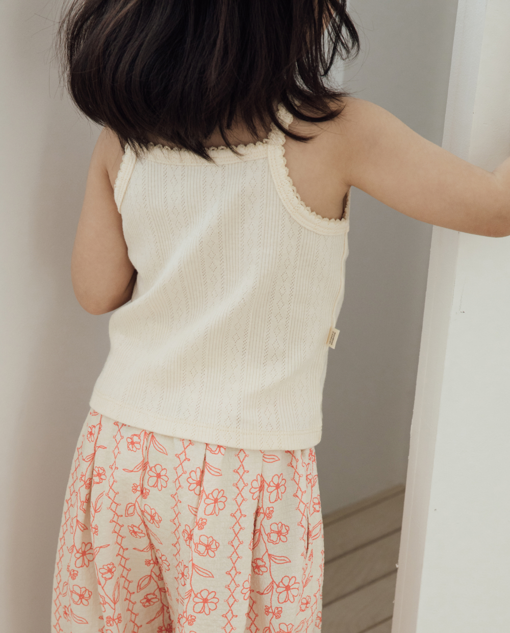 アイレット ピコット キャミソール Tシャツ