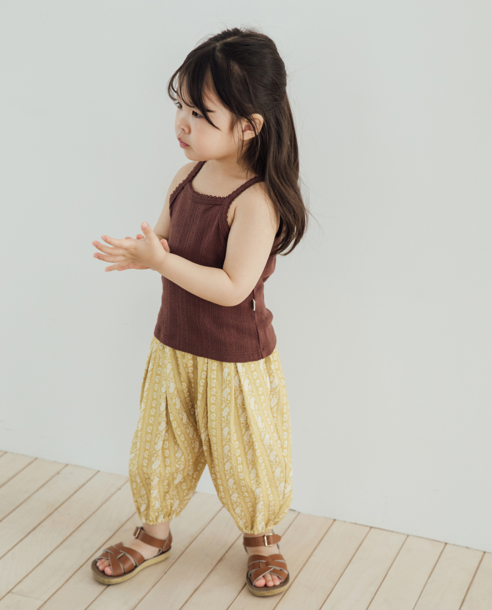 アイレット ピコット キャミソール Tシャツ