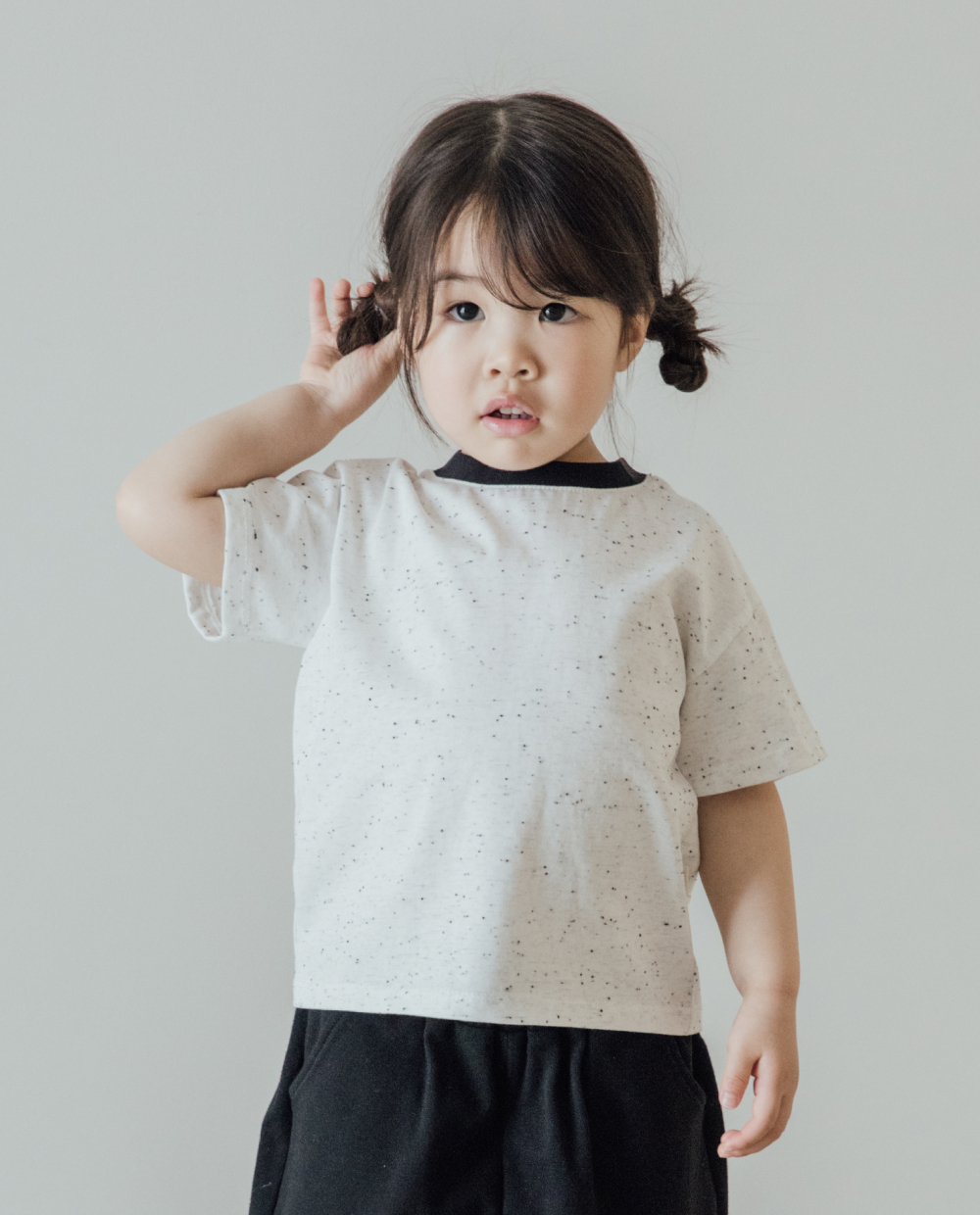 オレオカラー配色レギュラーフィット半袖Tシャツ
