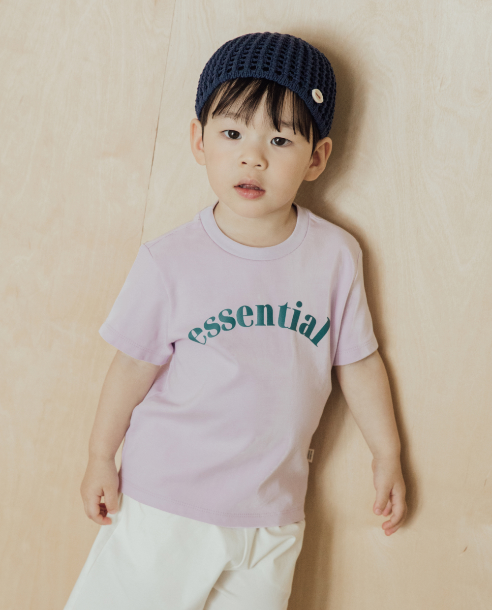 オーガニック レギュラーフィット ロゴ半袖Tシャツ