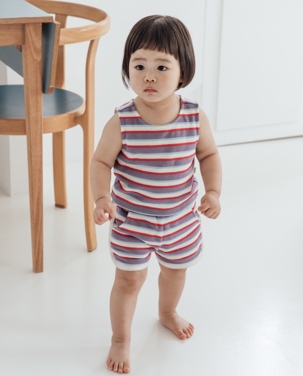 マルチジャガード ストライプ セットアップ