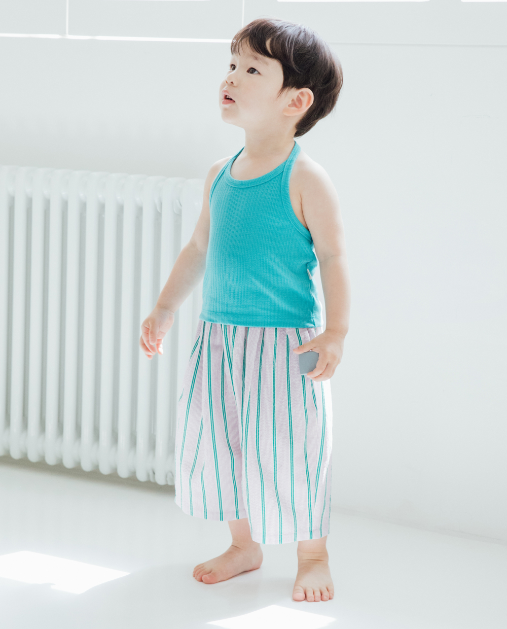 メッシュアイレット ホルターネック Tシャツ