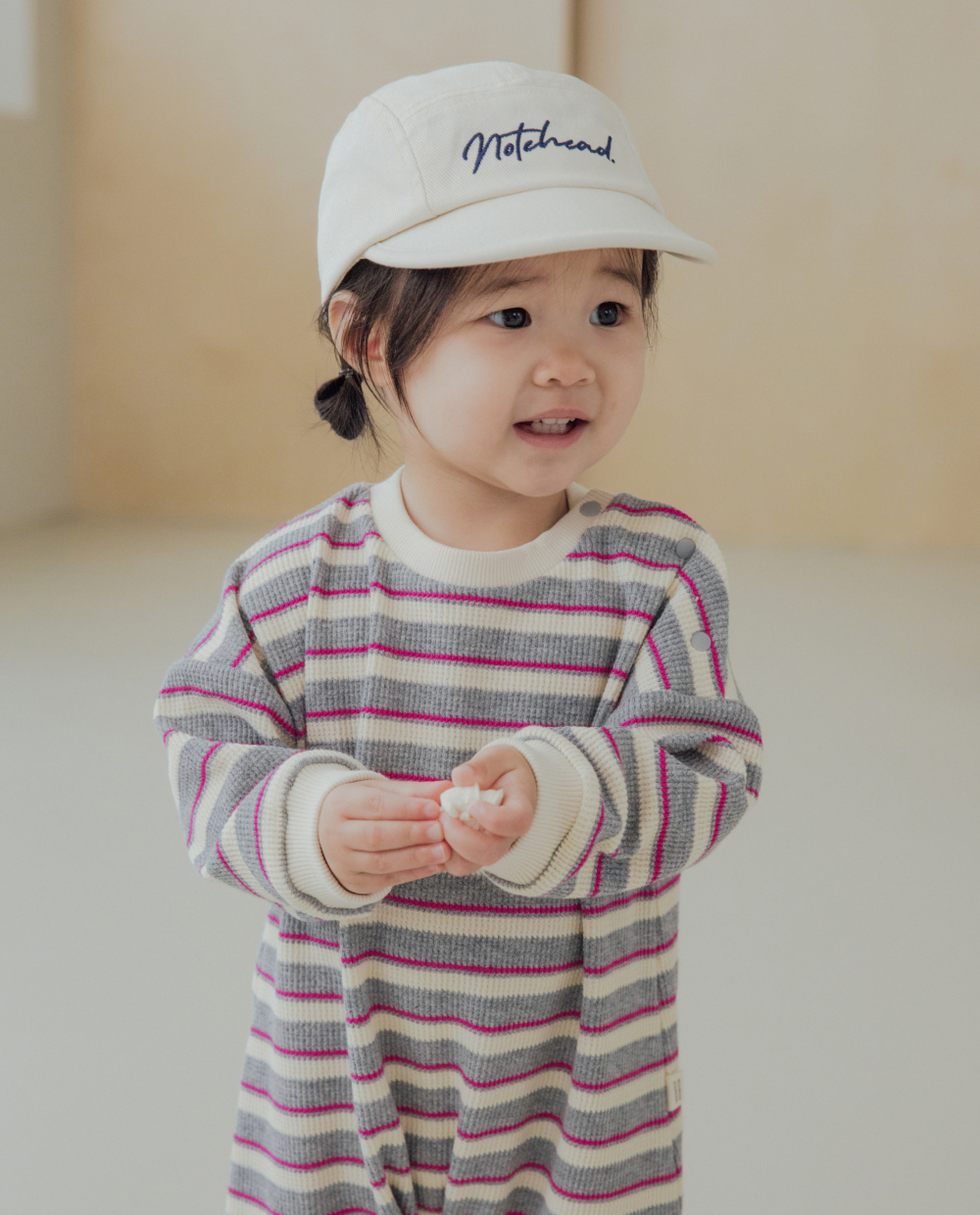 ソフトワッフル ワイドフィット ロンパース
