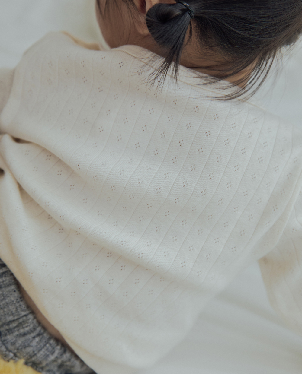 コットンアイレットTシャツ