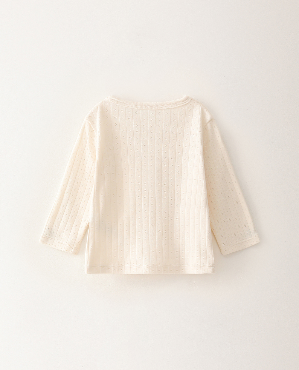 コットンアイレットTシャツ CRM バック