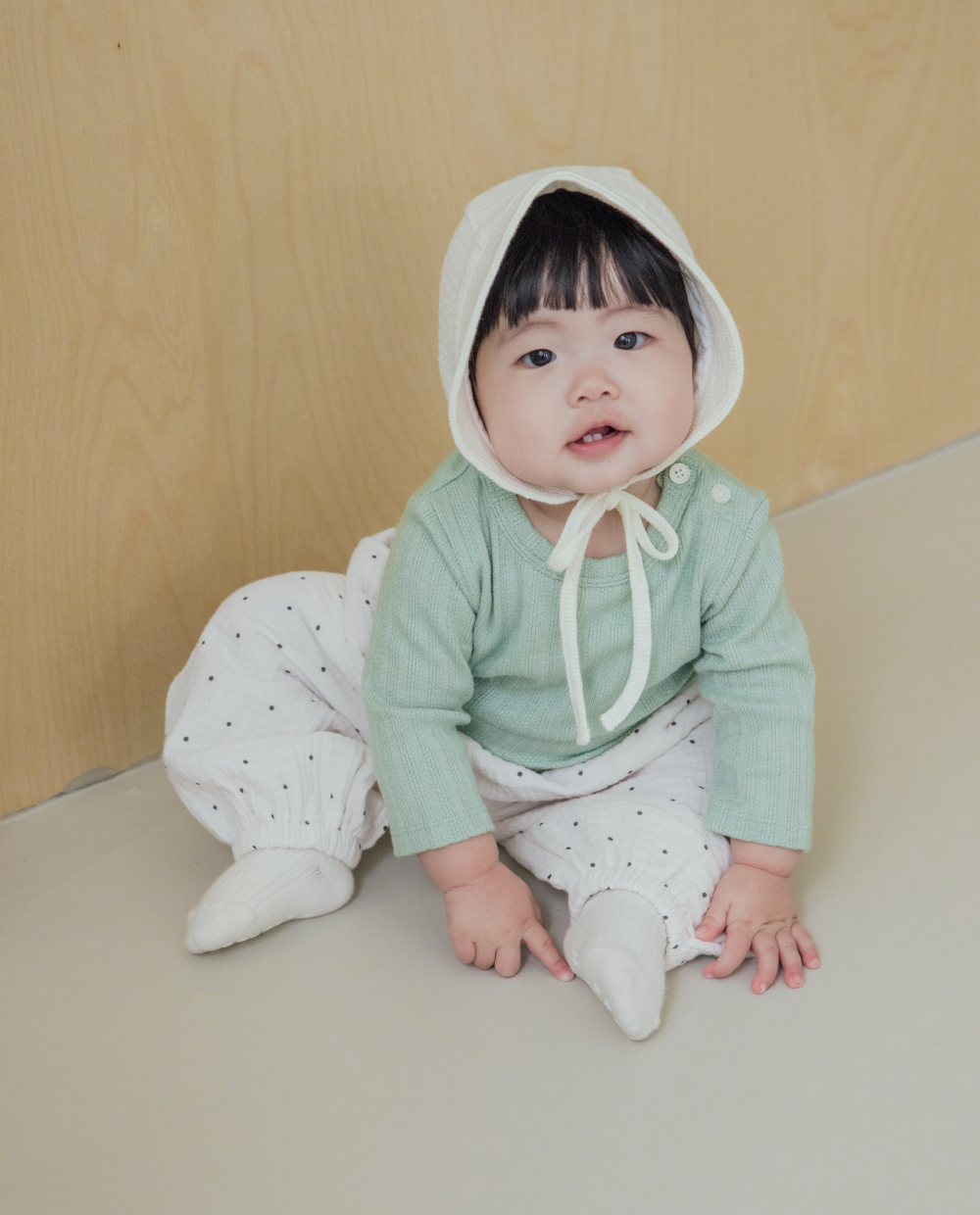 ソフト ジャガード リブ Tシャツ