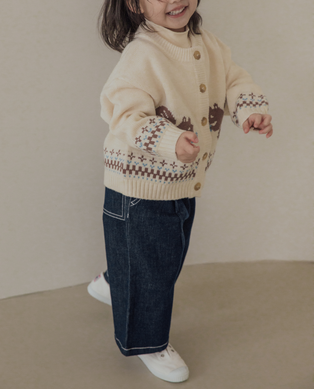クラシック ワイド デニムパンツ