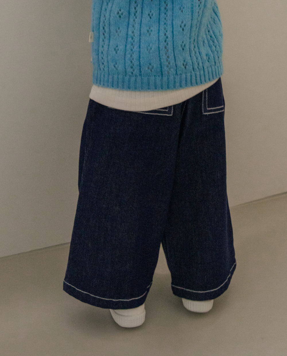 クラシック ワイド デニムパンツ