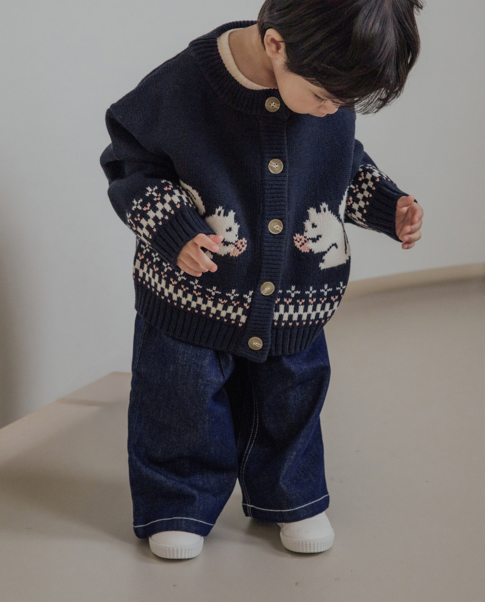 クラシック ワイド デニムパンツ