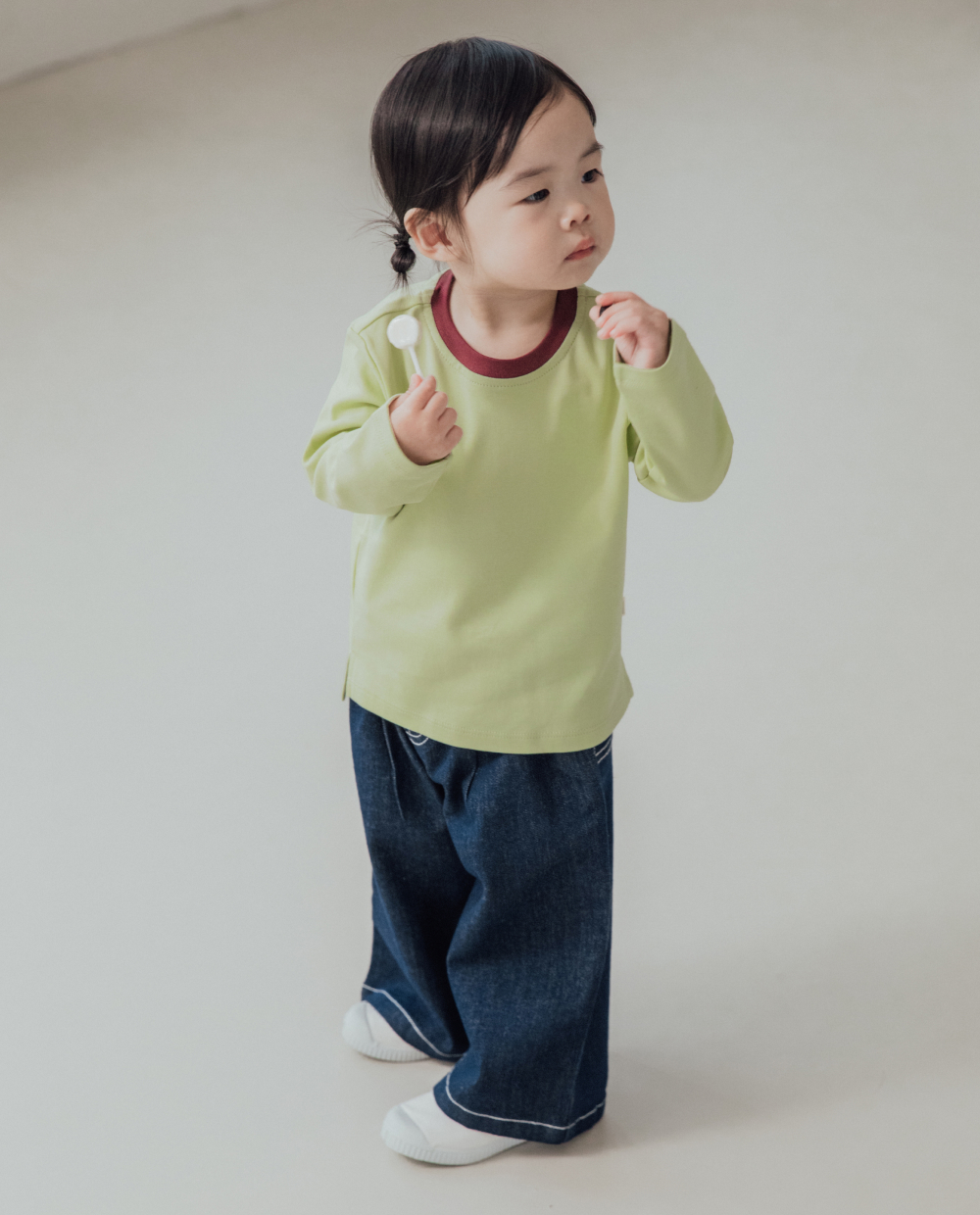 クラシック ワイド デニムパンツ