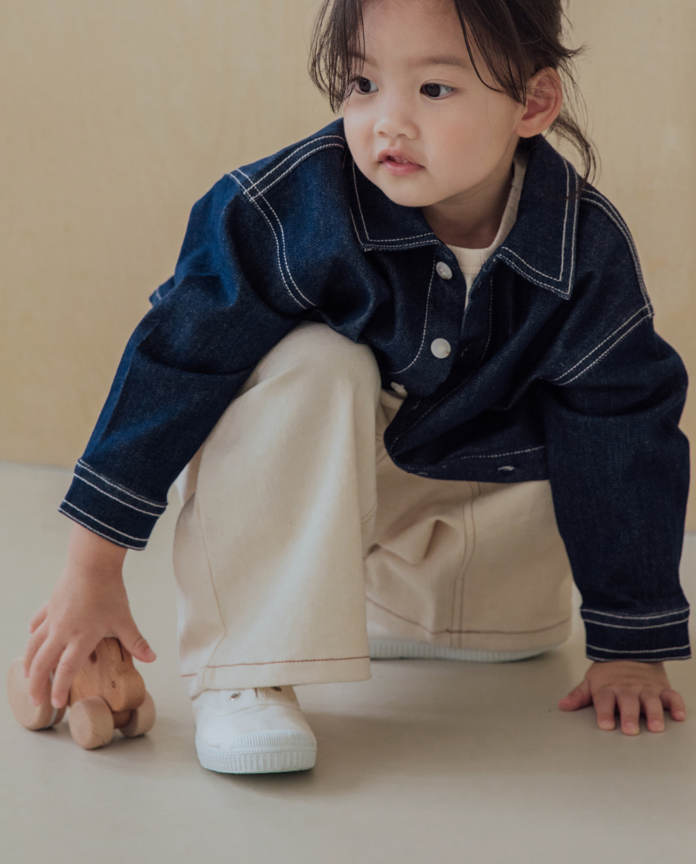 クラシック ワイド デニムパンツ