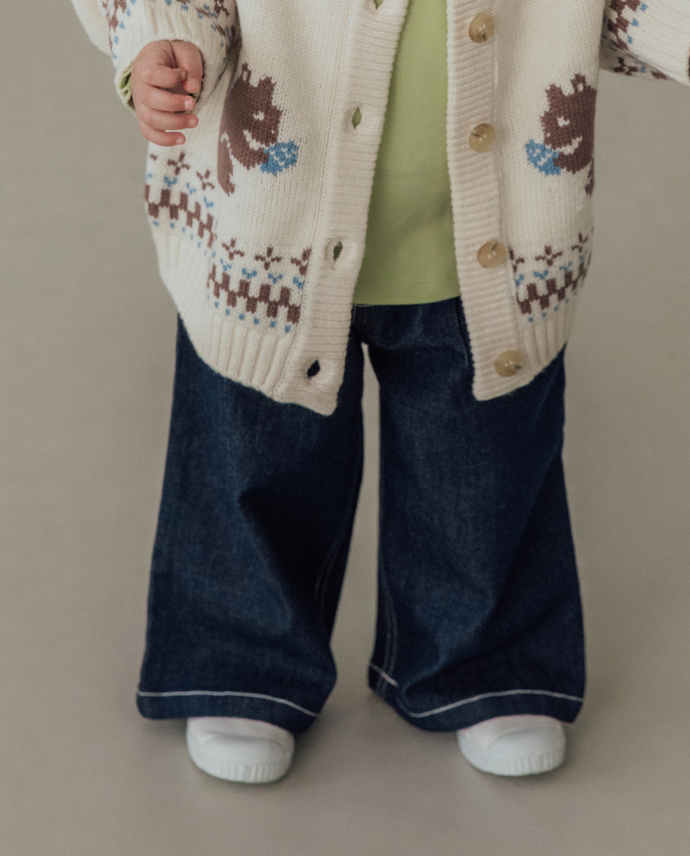 クラシック ワイド デニムパンツ