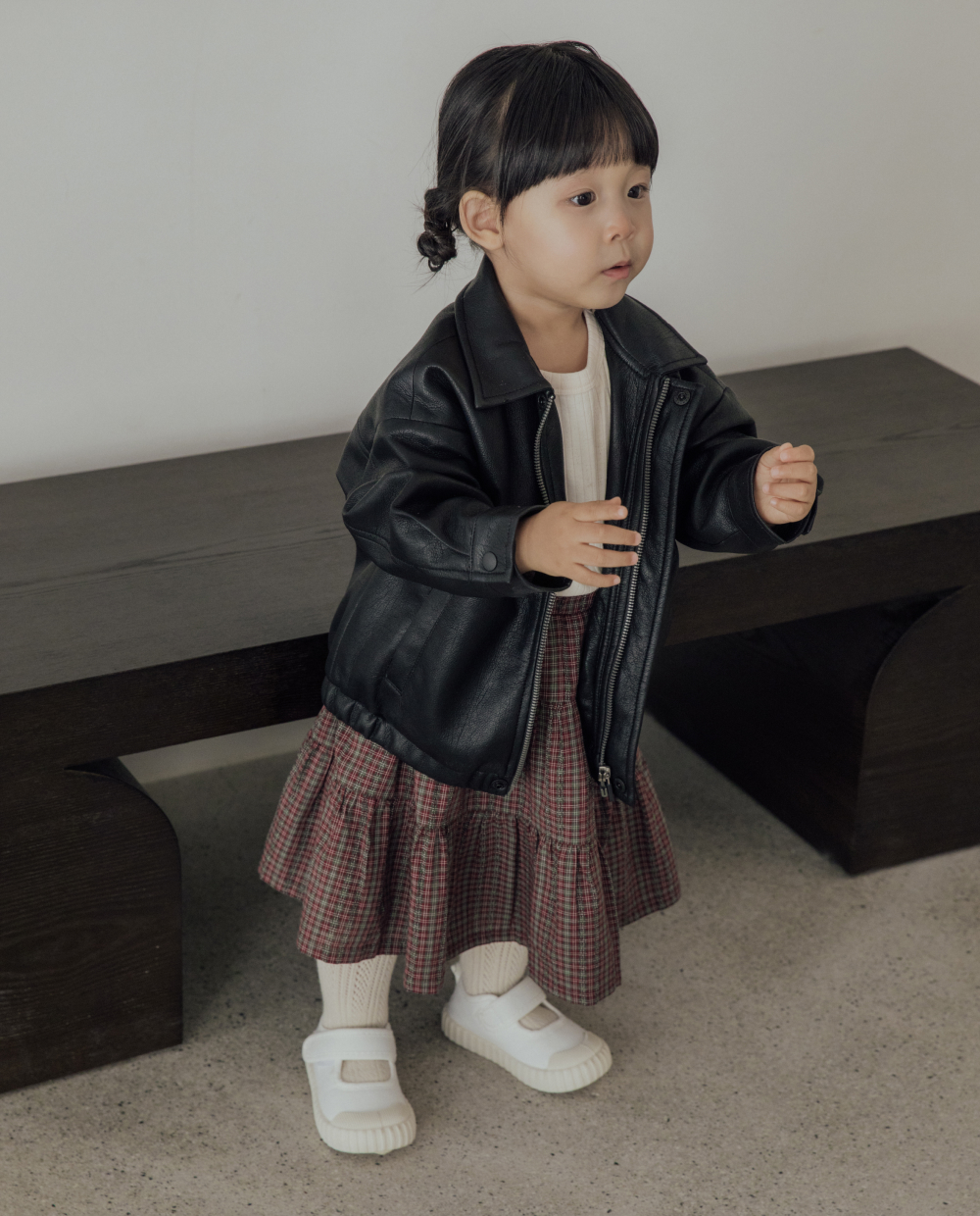 코튼쟈가드 티어드 스커트