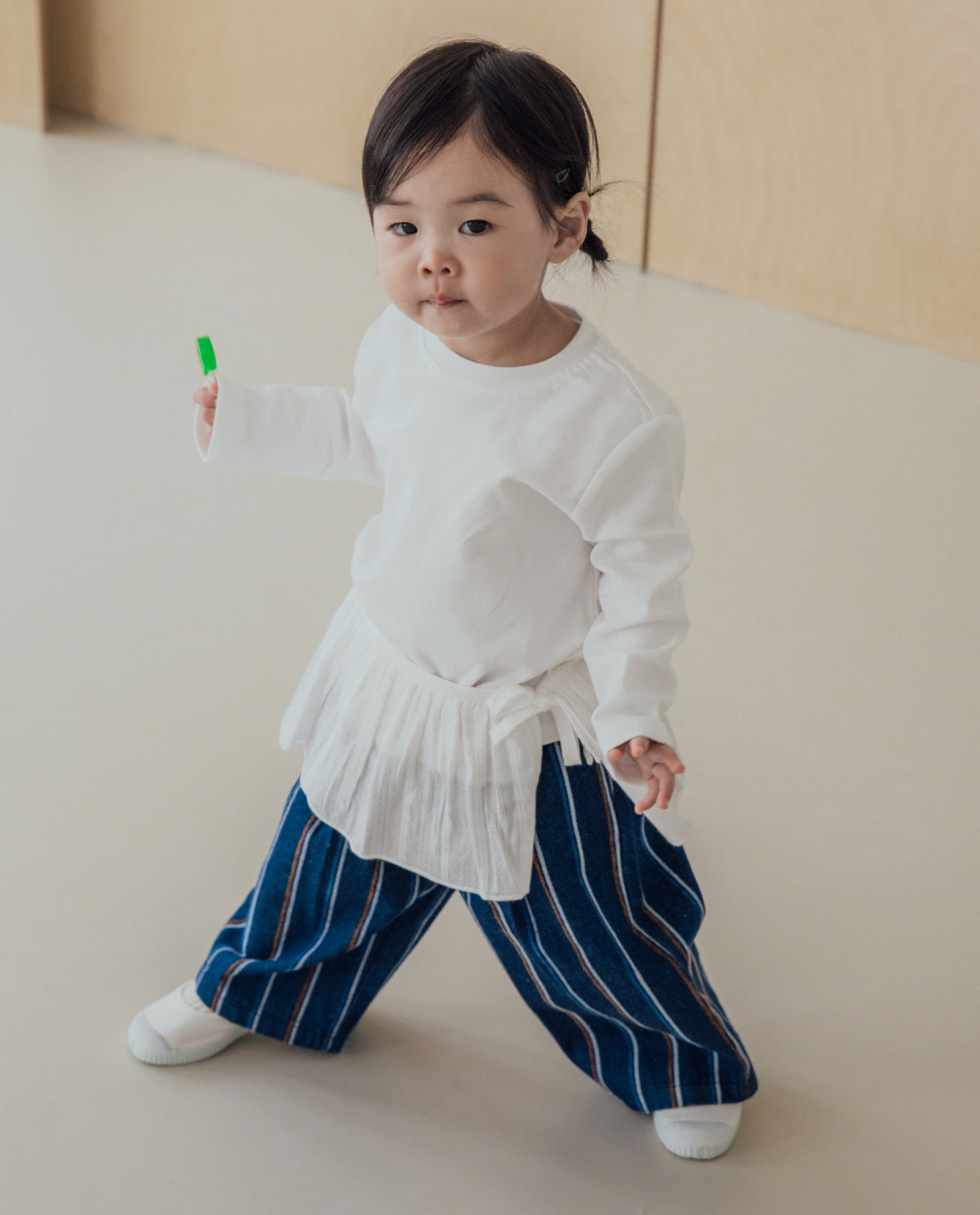 コットンレース ラップスカート