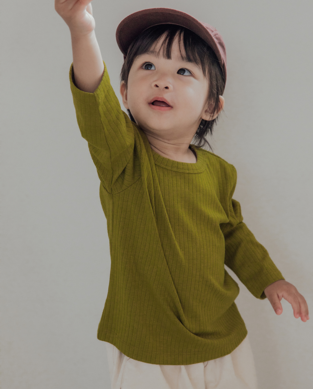 ソフトアイレット リブ Tシャツ