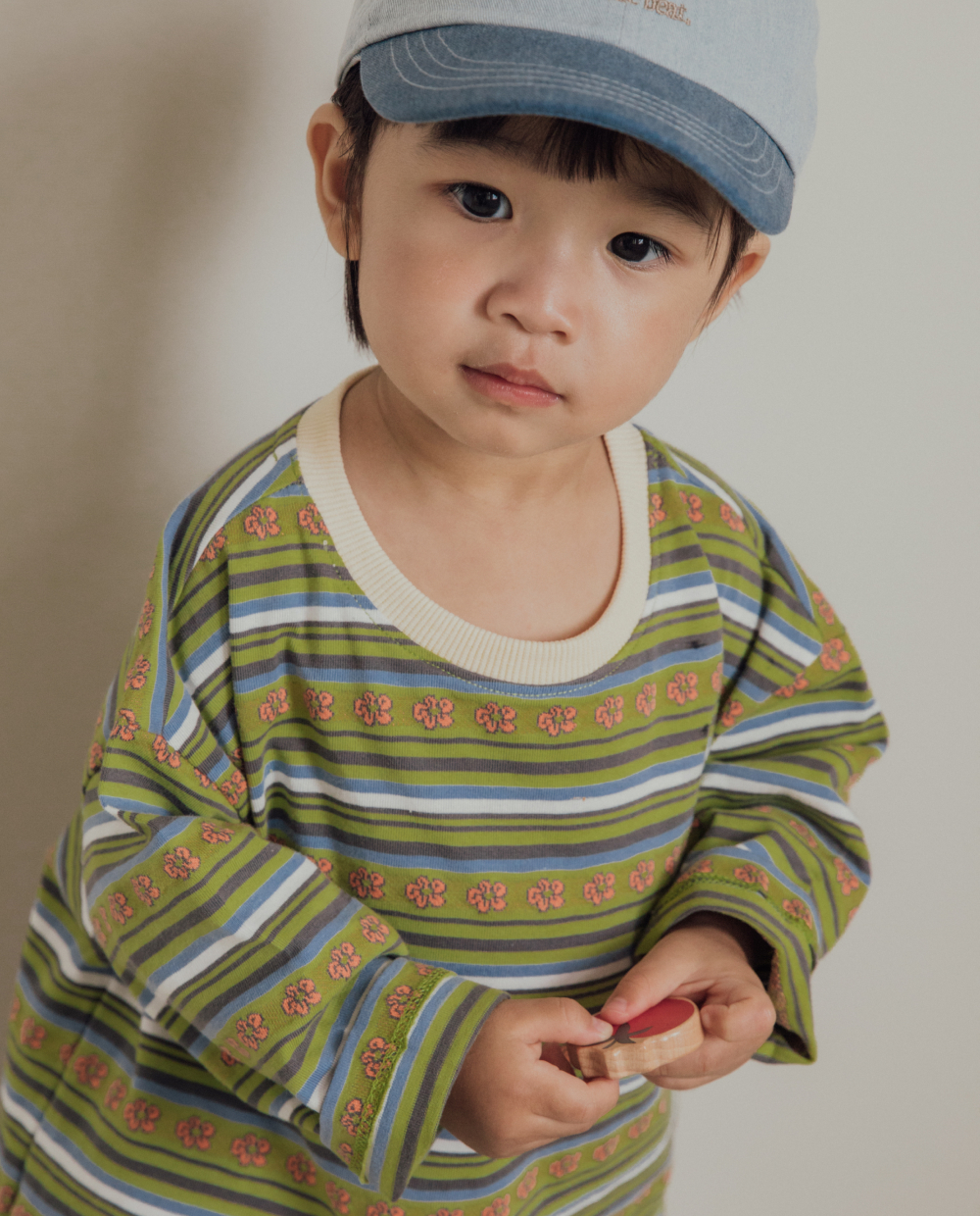 コットンジャカード ルーズフィット Tシャツ