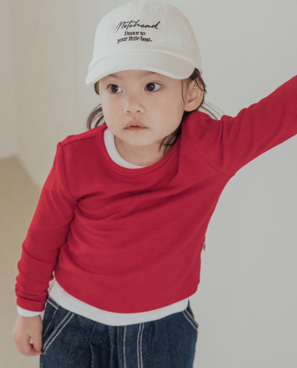 ふんわりもちもち ラウンドネックTシャツ