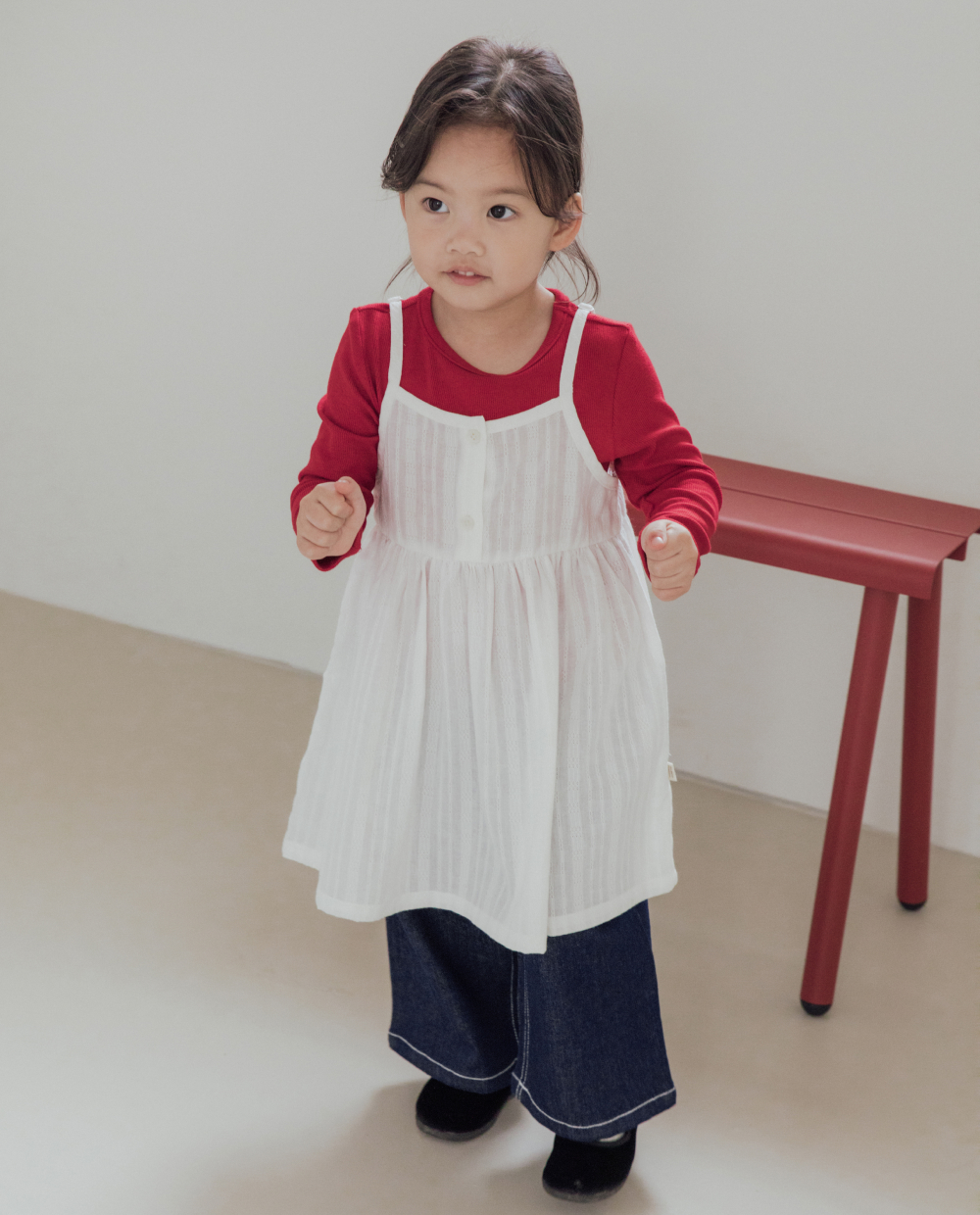 ふんわりもちもち ラウンドネックTシャツ