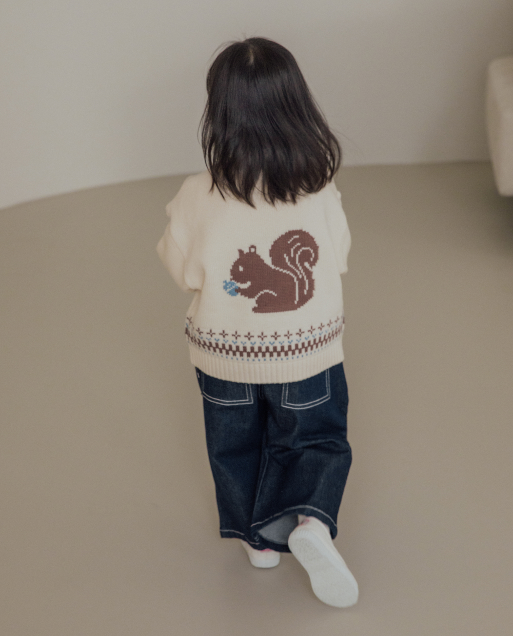 ソフトジャガード ニット カーディガン
