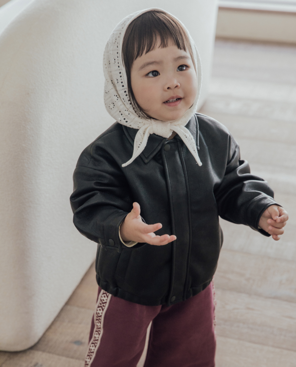 ソフトなエコレザー ジャケット