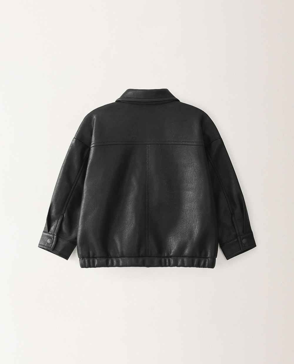ソフトなエコレザー ジャケット BKX バック