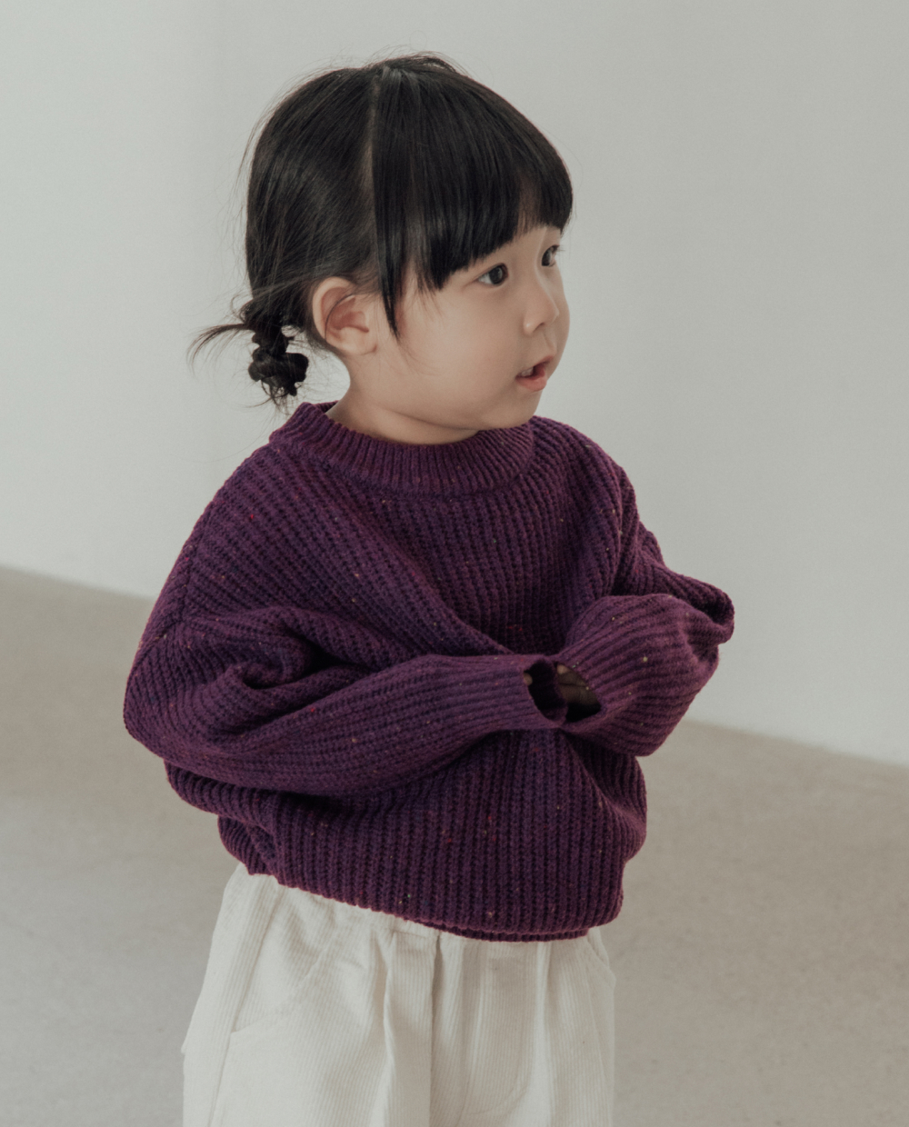 ソフト ブレンディング ニット プルオーバー