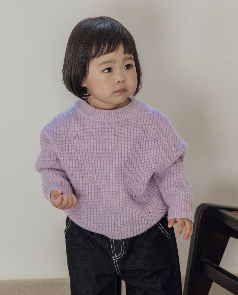 ソフト ブレンディング ニット プルオーバー