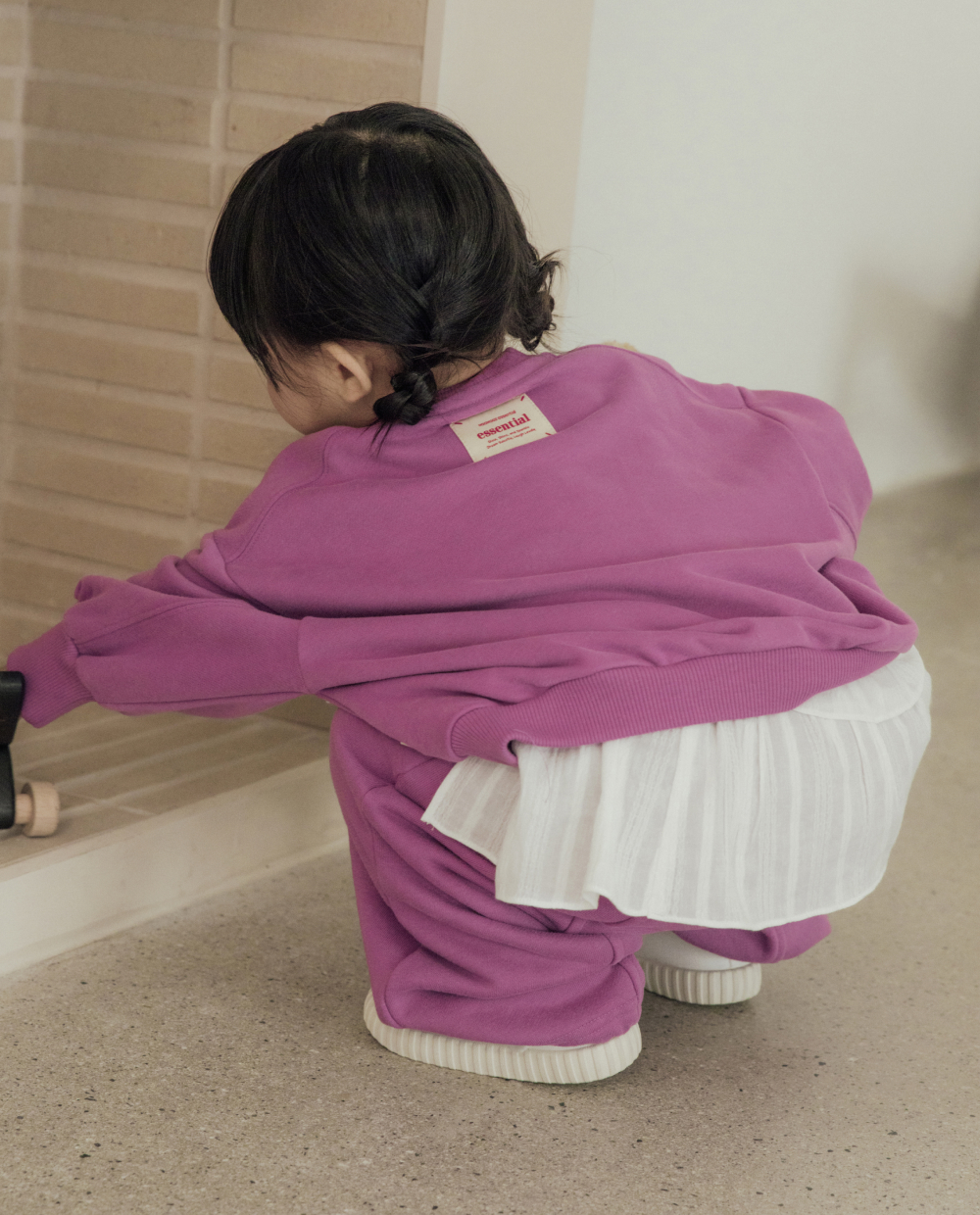 コンフォートソフト パフスリーブ ボリュームフィット トレーナー