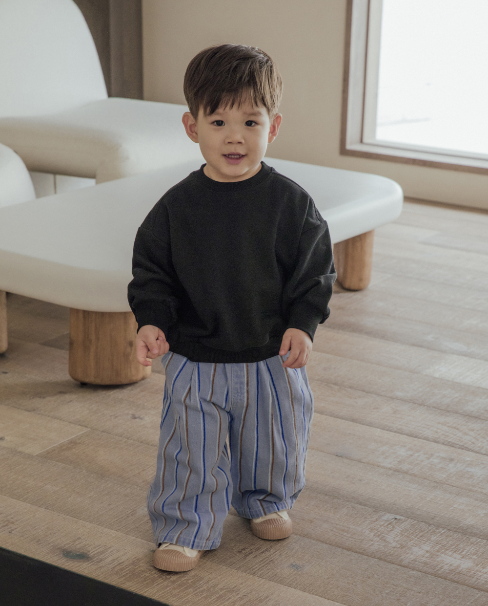 コンフォートソフト パフスリーブ ボリュームフィット トレーナー