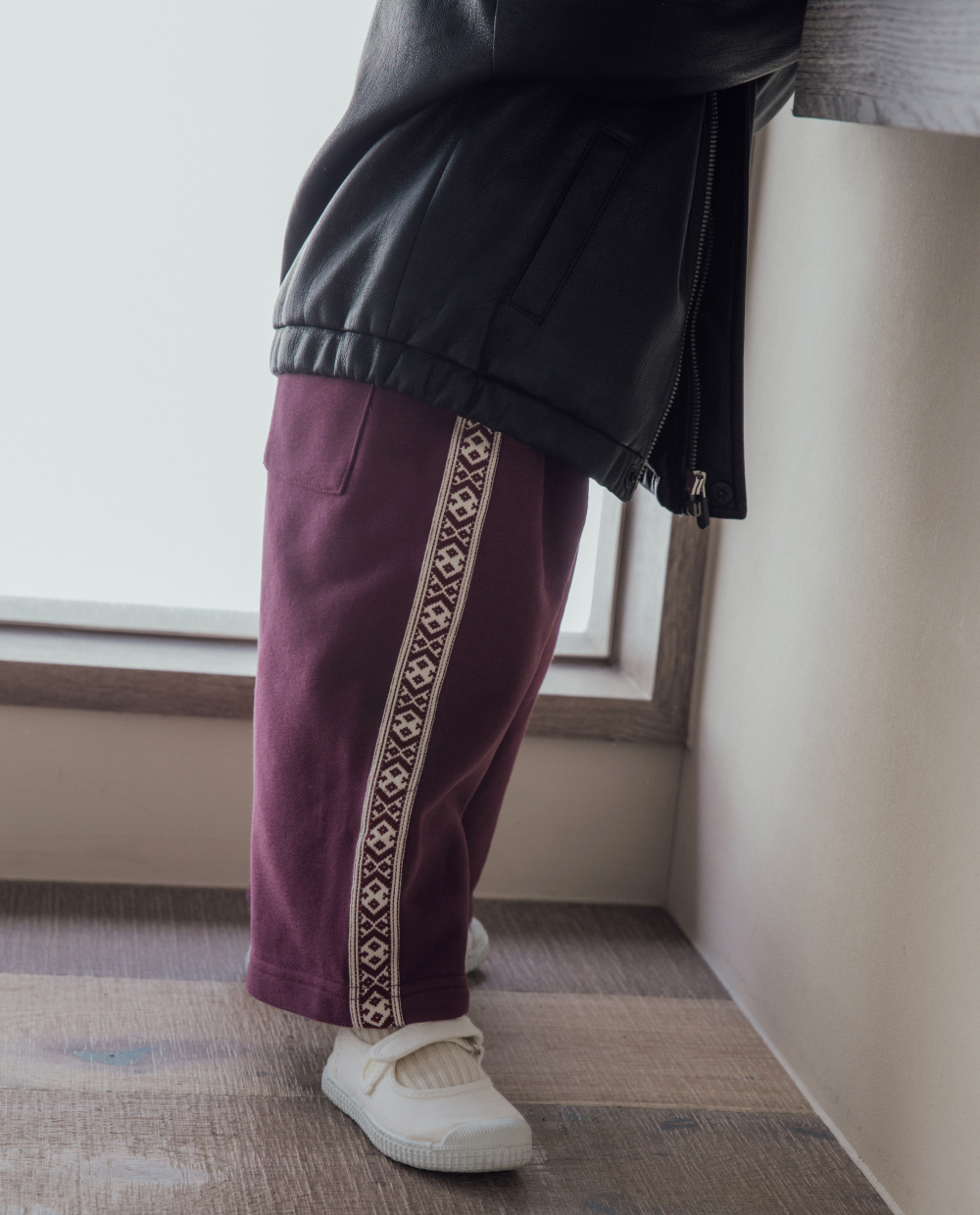 コンフォートソフト ウェビングバンド 8分丈パンツ