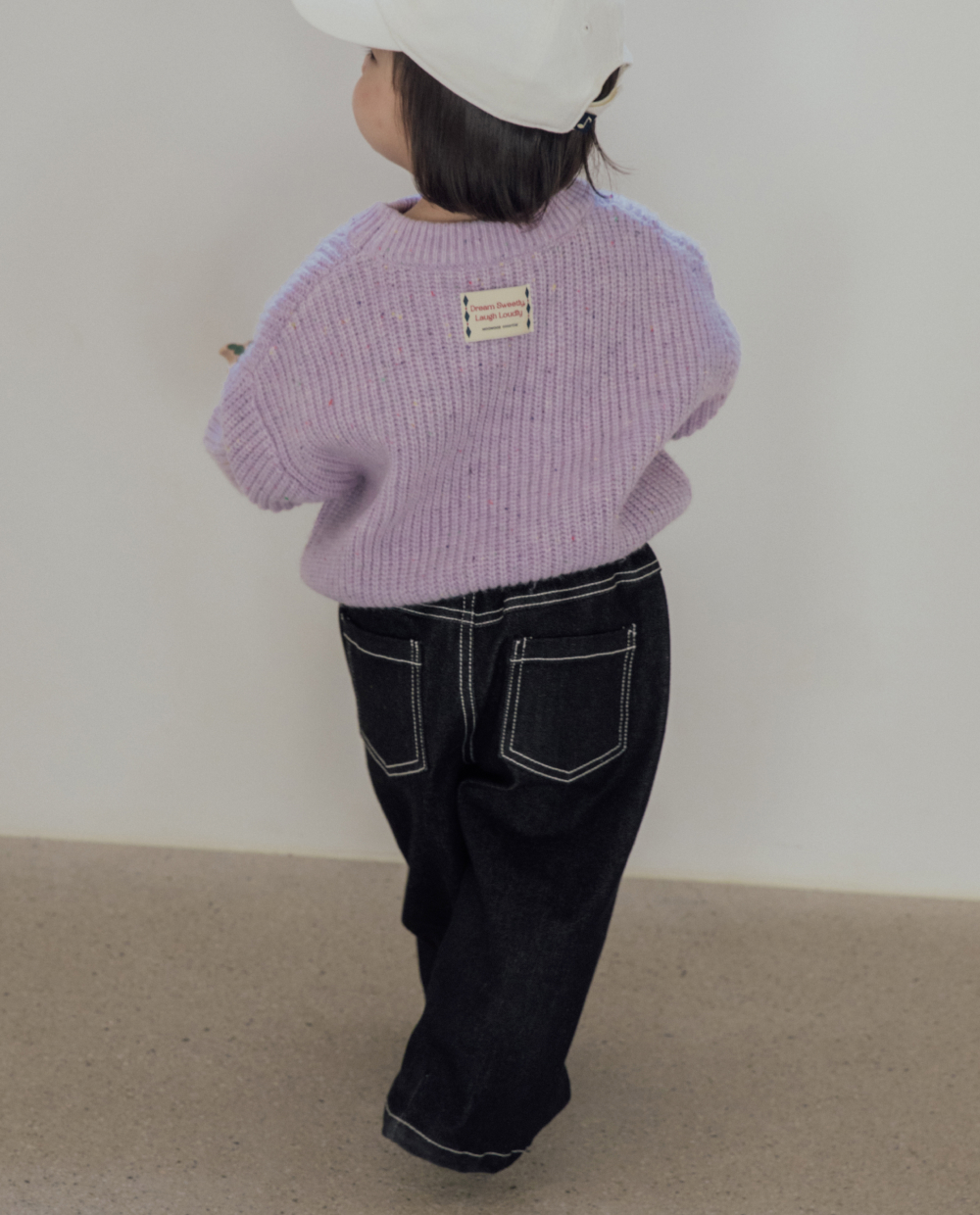 もちもちストレッチ カーブドデニムパンツ