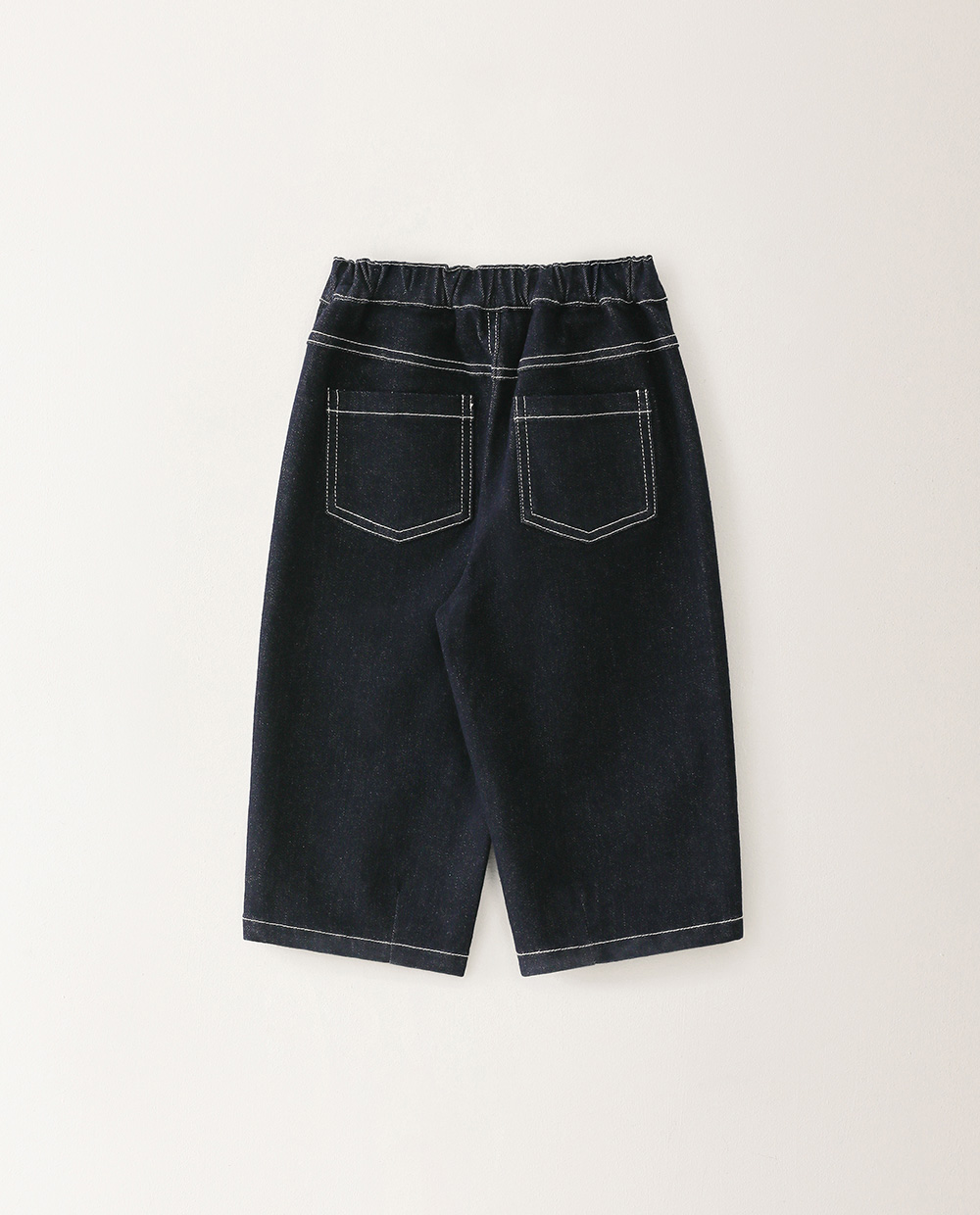 もちもちストレッチ カーブドデニムパンツ DBL バック