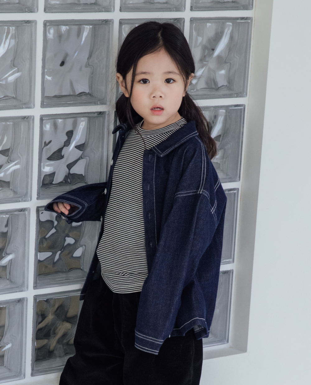클래식 데님 셔츠쟈켓