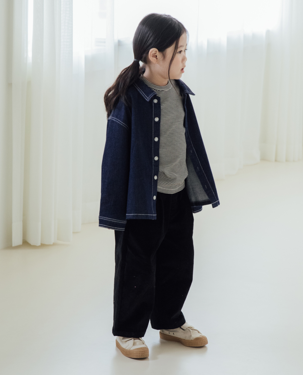 클래식 데님 셔츠쟈켓
