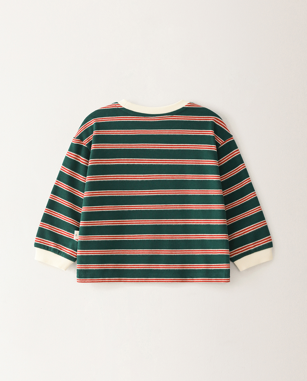 コンフォートソフト ダブルライン ストライプ Tシャツ GRX バック