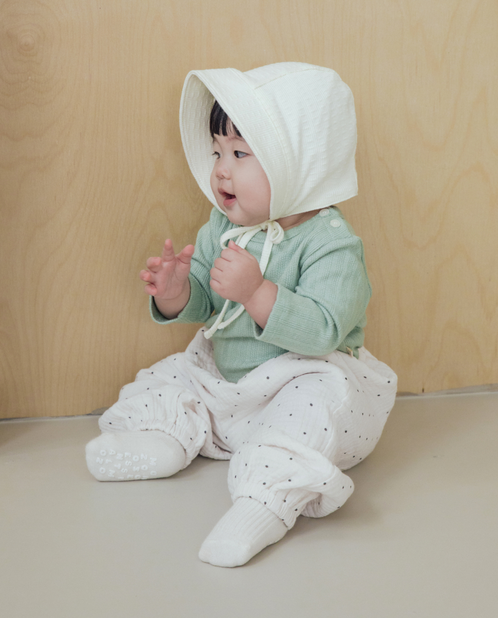 ふんわり三重ガーゼ バルーンパンツ