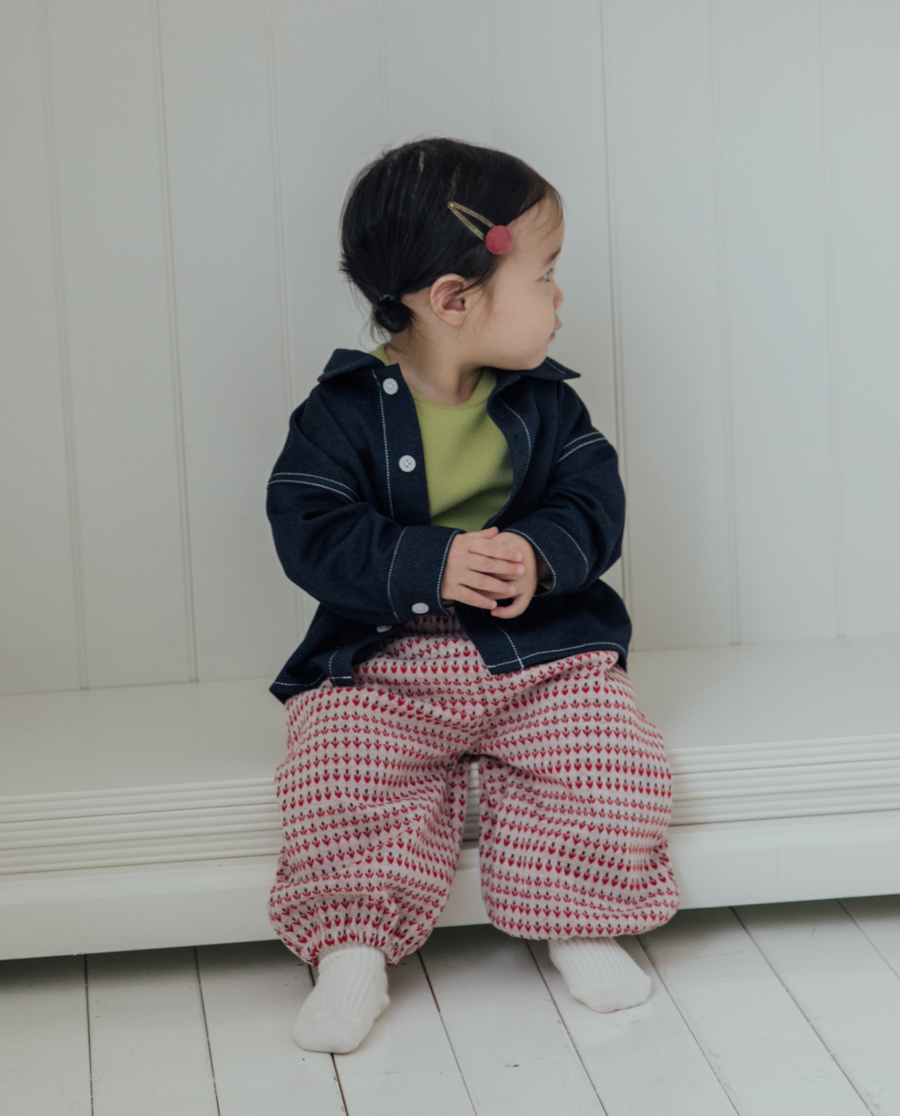 말랑데님 셔츠자켓
