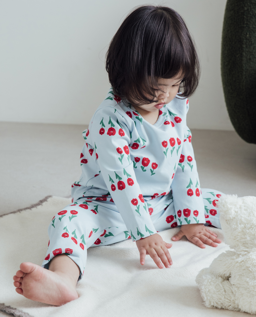 シルキーコットン ゆったりフィット グラフィック ルームウェア