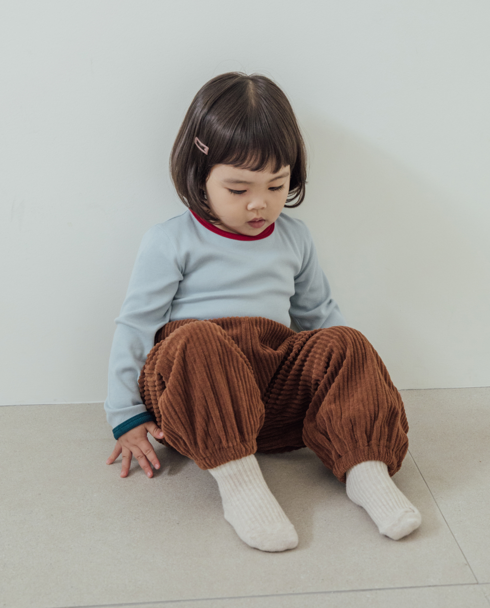 포근찰랑 골지 슬림핏 실내복