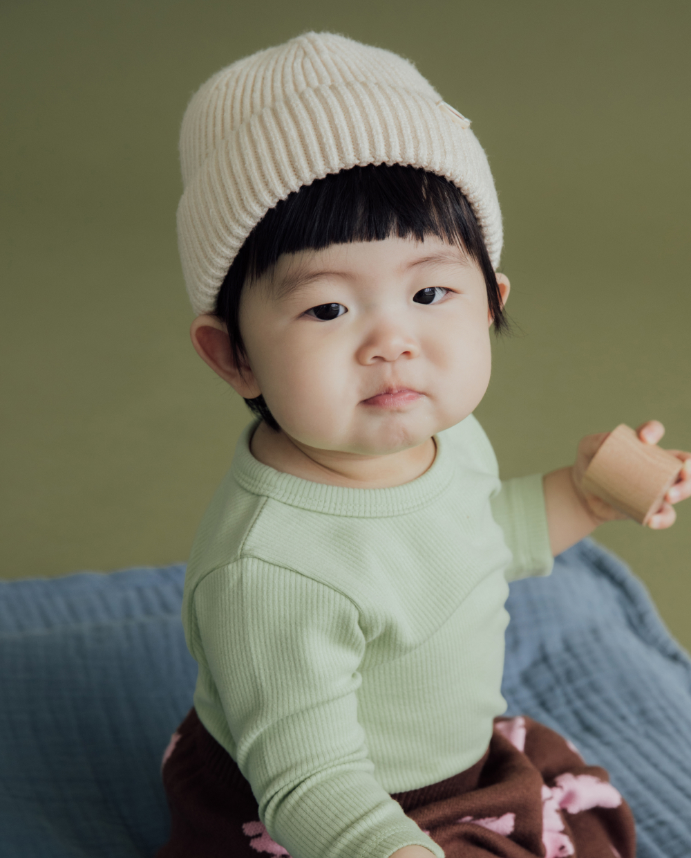 포근보들 니트 비니